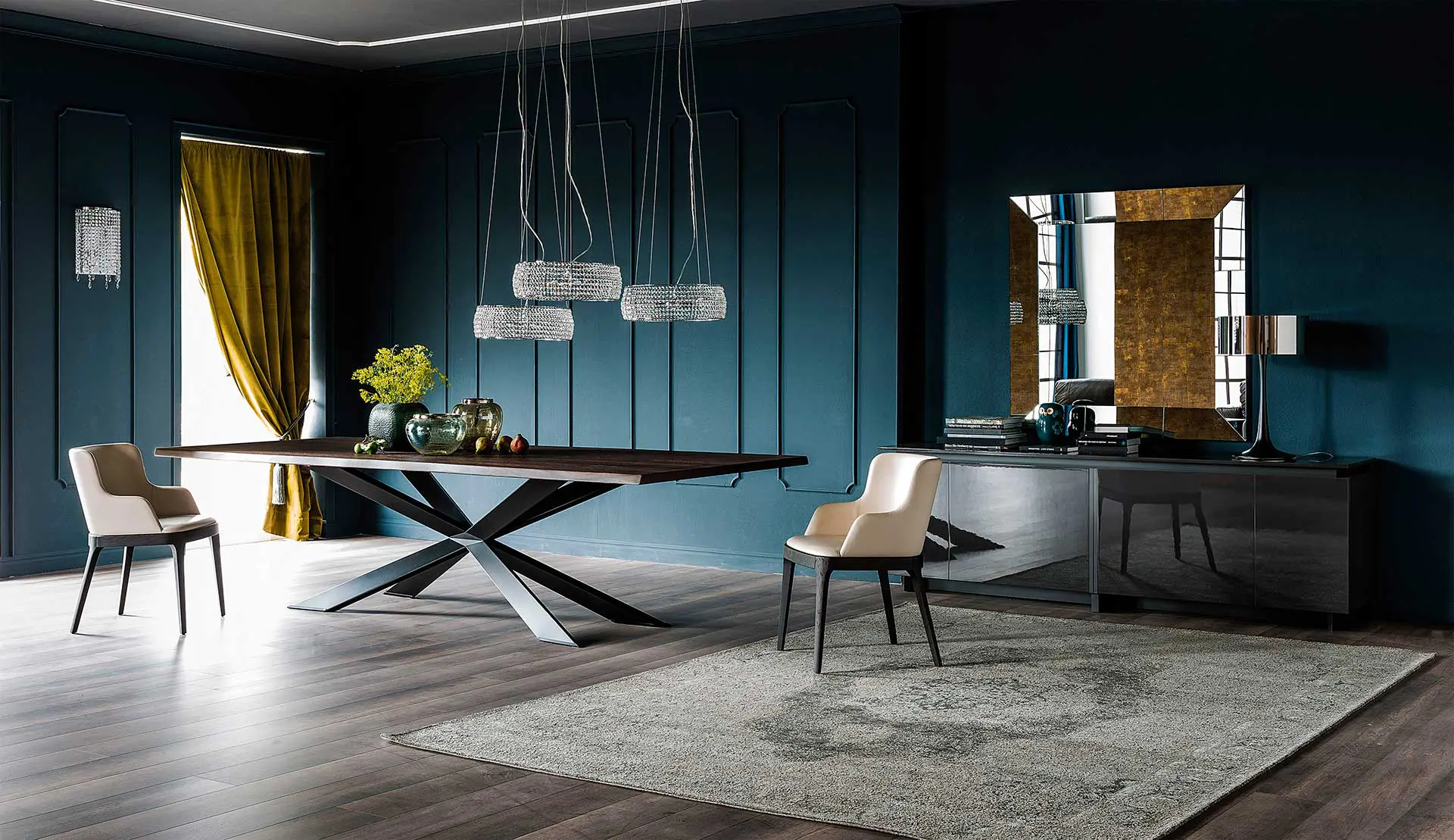 Couchzone-Produkte-essen-und-trinken-Esstisch-Cattelan-Italia-Spyder-Wood3 Cattelan Italia Spyder Wood Esstisch – Ansicht 2