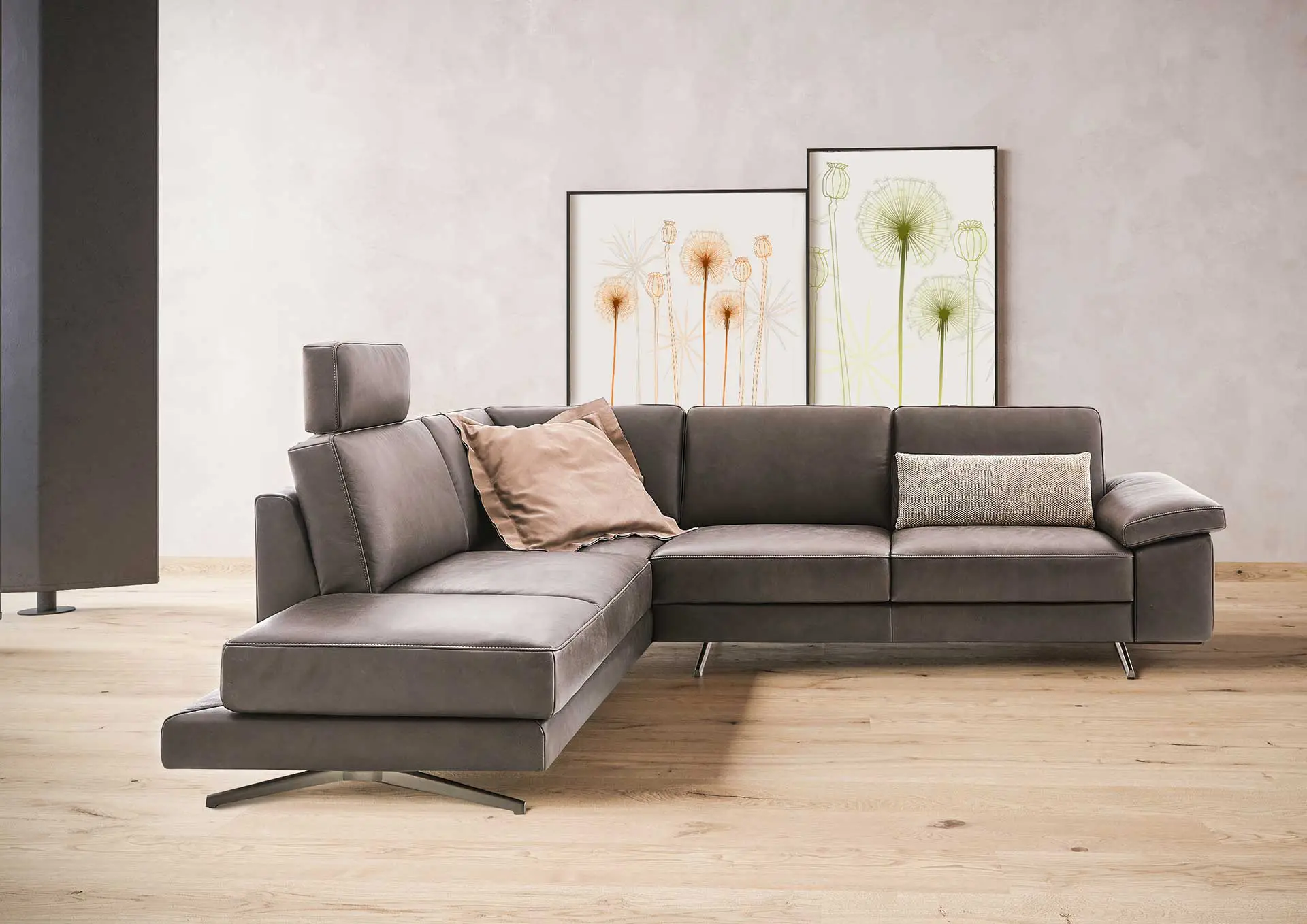 Couchzone-sitzen-und-liegen-koinor-upgrade-leder-braun1 Koinor Upgrade Sofa – Ansicht 24